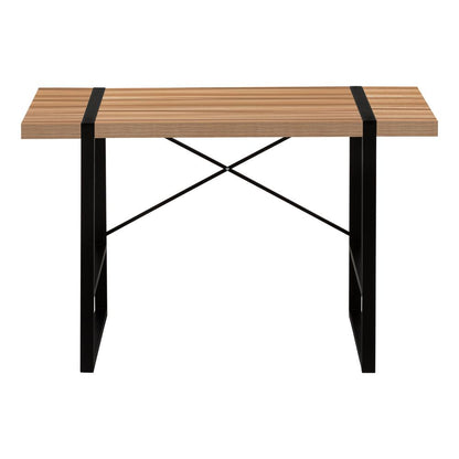 Computer Desk, Home Office, Laptop, 48L, Work, Brown Laminate, Black