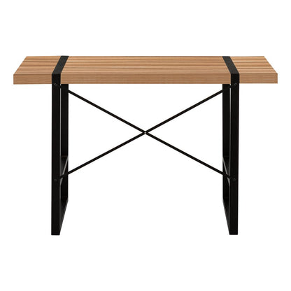 Computer Desk, Home Office, Laptop, 48L, Work, Brown Laminate, Black