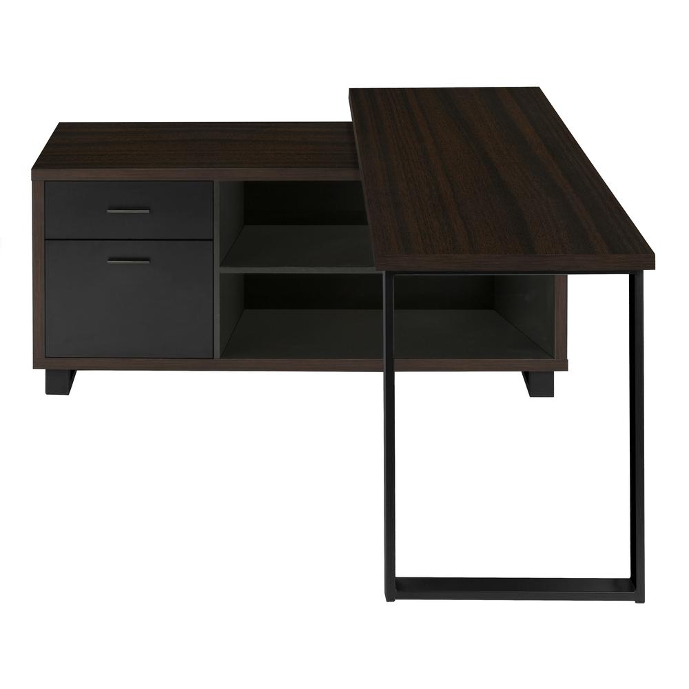 Computer Desk, Home Office, Corner, Storage Drawers, 72L, L Shape, Work