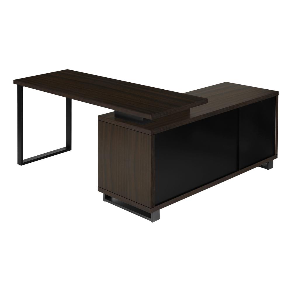 Computer Desk, Home Office, Corner, Storage Drawers, 72L, L Shape, Work