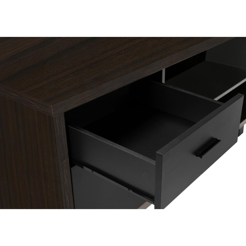 Computer Desk, Home Office, Corner, Storage Drawers, 72L, L Shape, Work
