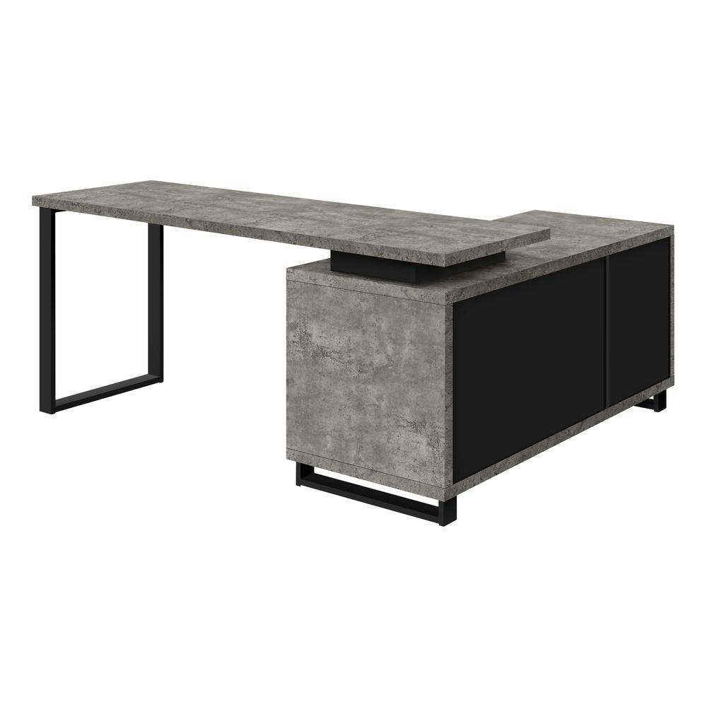Computer Desk, Home Office, Corner, Storage Drawers, 72L, L Shape, Work