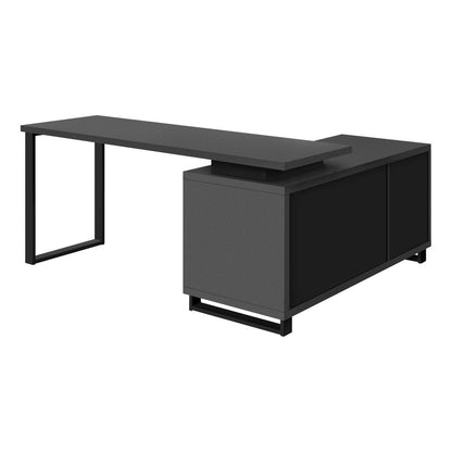 Computer Desk, Home Office, Corner, Storage Drawers, 72L, L Shape, Work