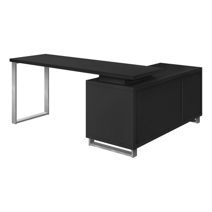 Computer Desk, Home Office, Corner, Storage Drawers, 72L, L Shape, Work