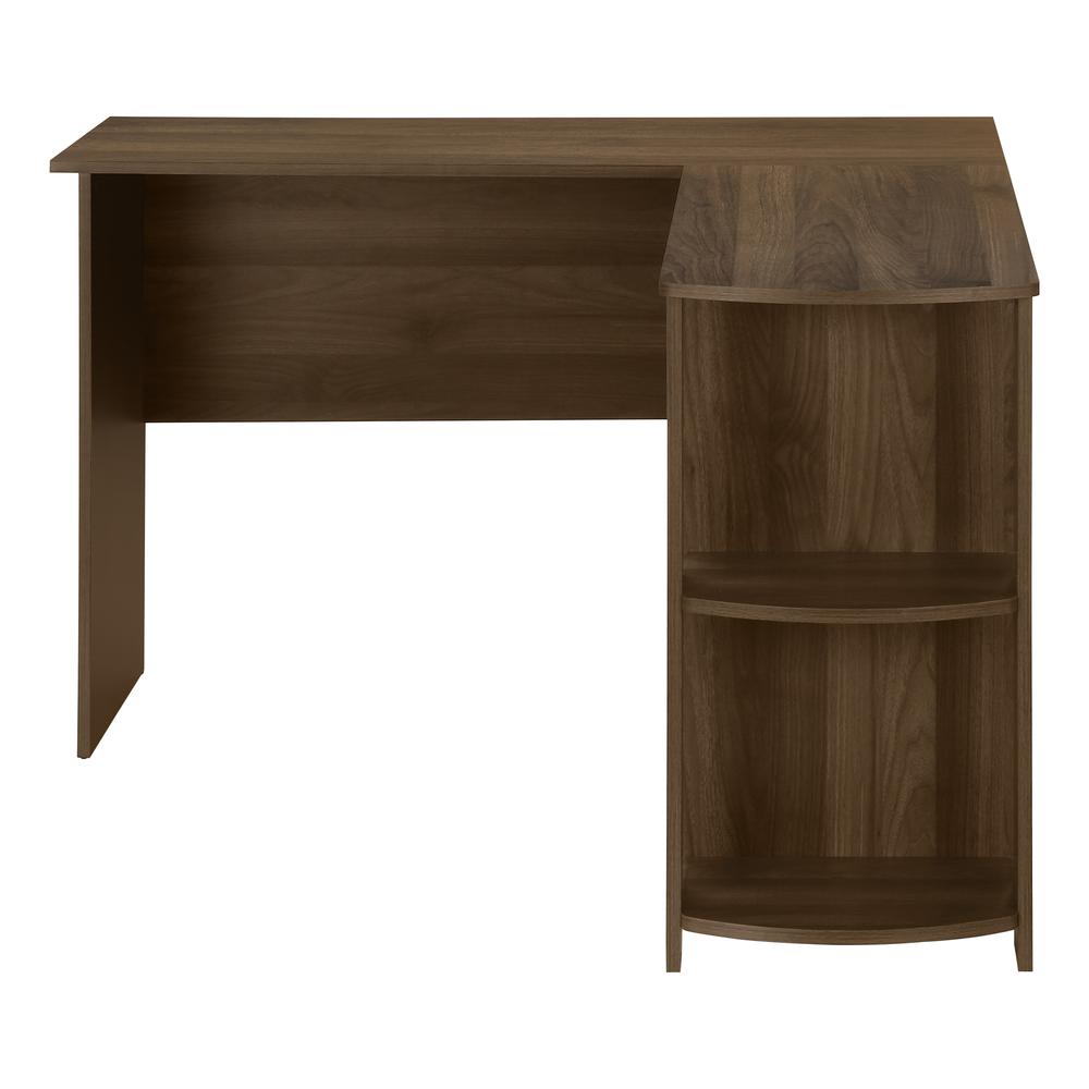 Computer Desk, Home Office, Corner, Storage Shelves, 48L, L Shape, Work
