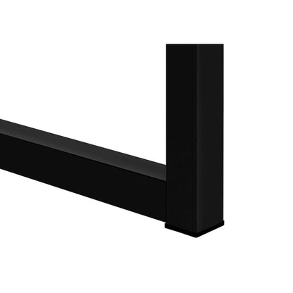 Contemporary Office Hutch in Grey,Black color