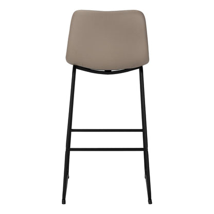 Office Chair, Bar Height, Standing, Computer Desk, Work, Brown Leather Look