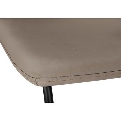 Office Chair, Bar Height, Standing, Computer Desk, Work, Brown Leather Look