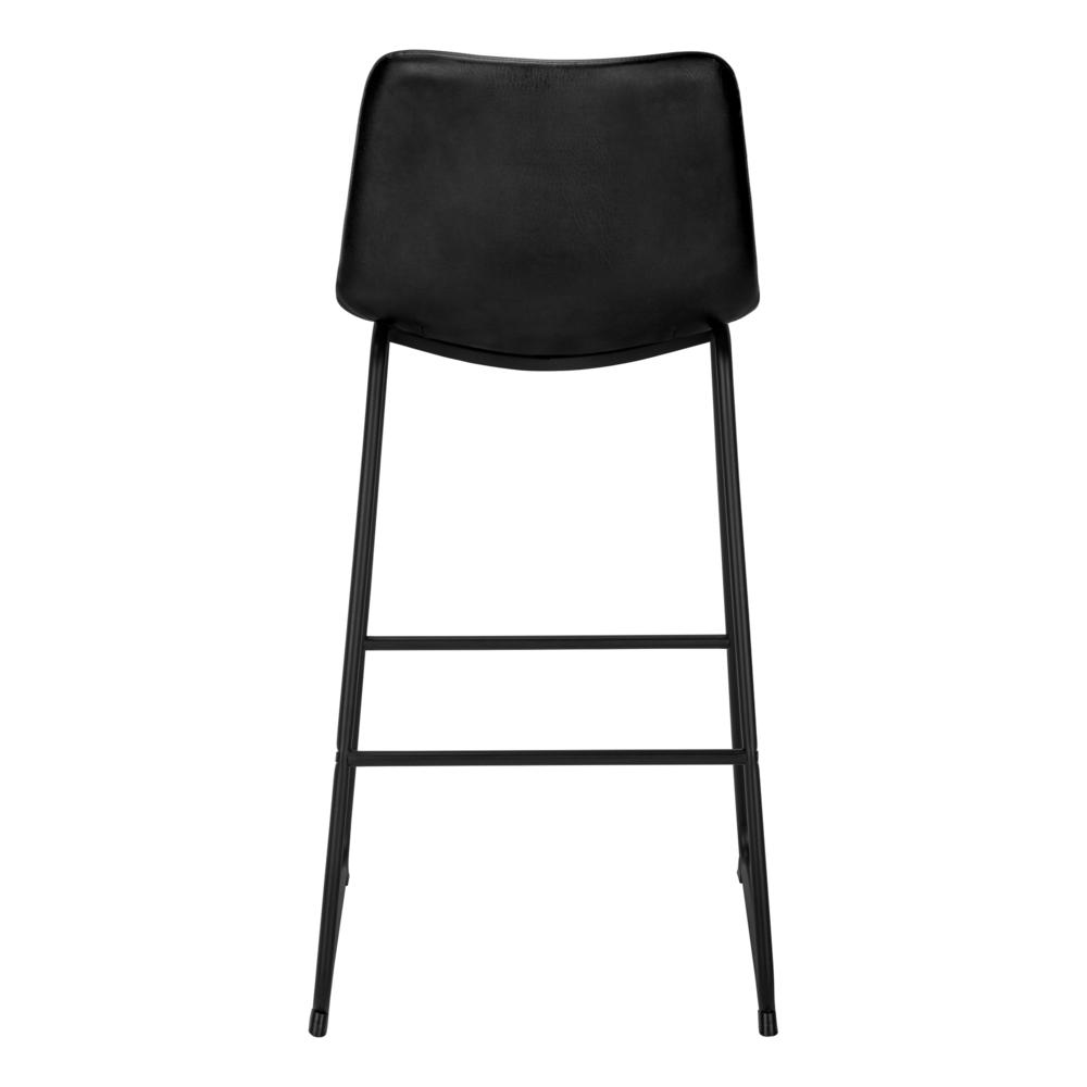Office Chair, Bar Height, Standing, Computer Desk, Work, Black Leather Look