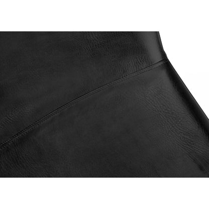 Office Chair, Bar Height, Standing, Computer Desk, Work, Black Leather Look