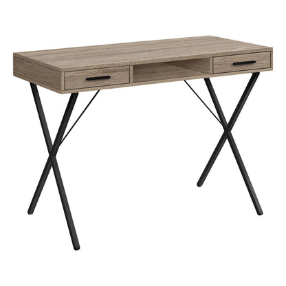 Computer Desk, Home Office, Laptop, Left, Right Set-up, Storage Drawers, 42L