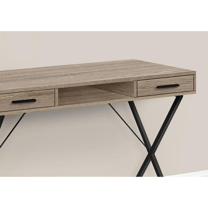 Computer Desk, Home Office, Laptop, Left, Right Set-up, Storage Drawers, 42L