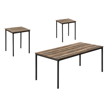 Table Set, 3pcs Set, Coffee, End, Black