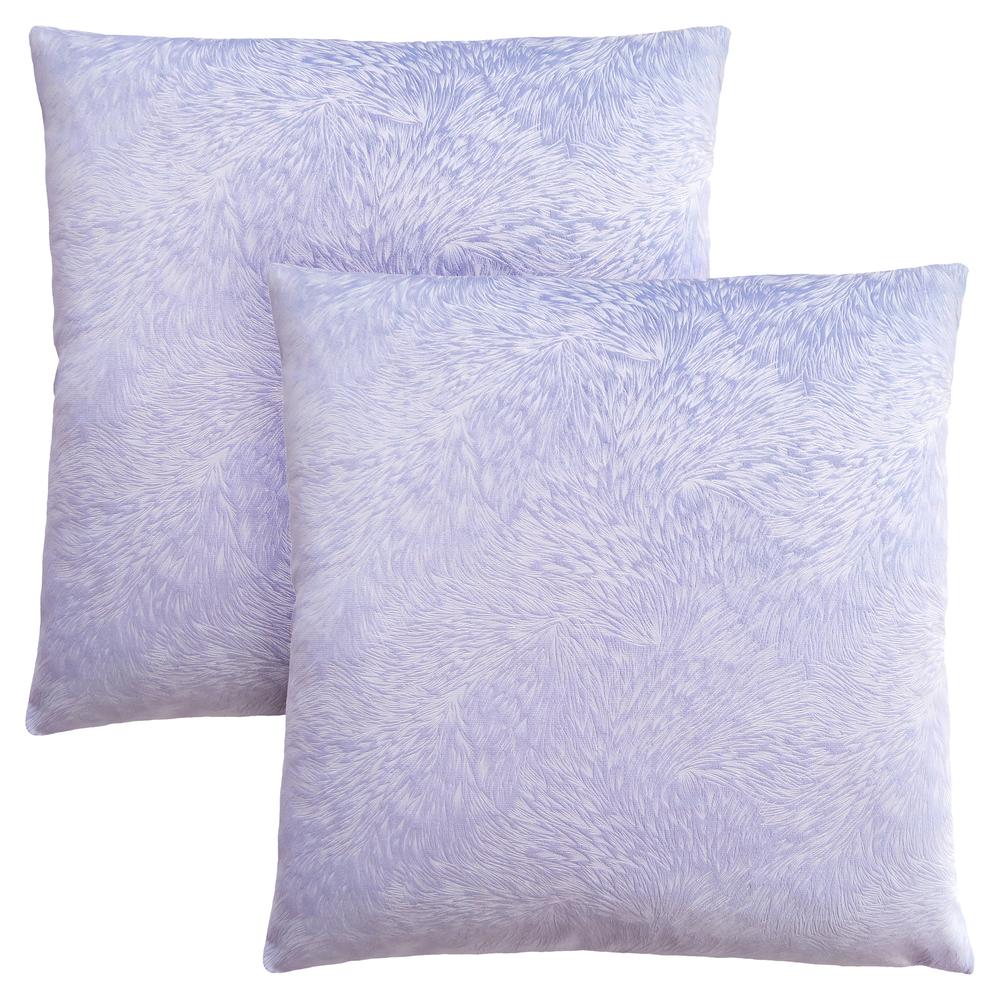 Pillows, Set Of 2, 18 X 18 Square, Insert Included, Decorative Throw, Accent