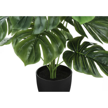 Artificial Plant, 24 Tall, Monstera, Indoor, Faux, Fake, Table, Greenery