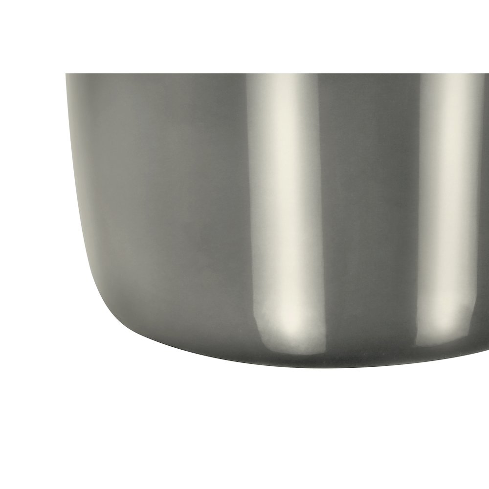 25"H, Table Lamp, Grey Ceramic, Ivory / Cream Shade, Contemporary, Modern