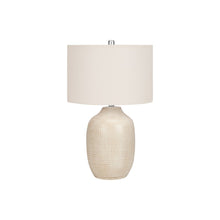 ="Lighting, 26""H, Table Lamp, Cream Ceramic, Ivory / Cream Shade, Contemporary