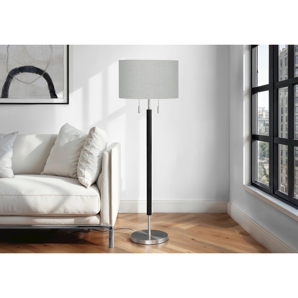 Contemporary Lighting in Black,Grey,Silver color