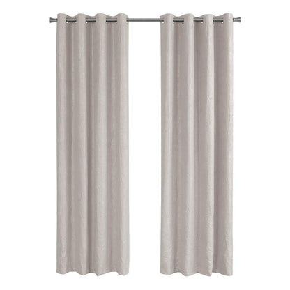 Curtain Panel, 2pcs Set, 54W X 84L, Room Darkening, Grommet, Living Room