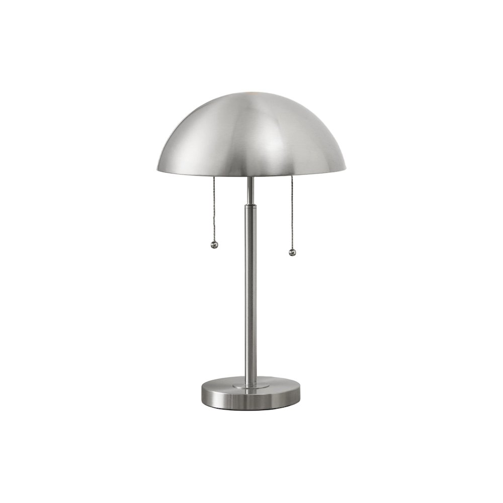 Lighting, 20"H, Table Lamp, Silver Metal, Contemporary, Modern