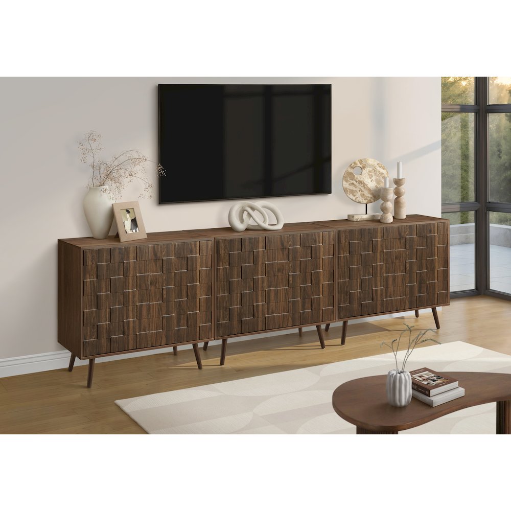 Accent Chest, 36"" Wide, 2 Door Cabinet, Storage, Decorative