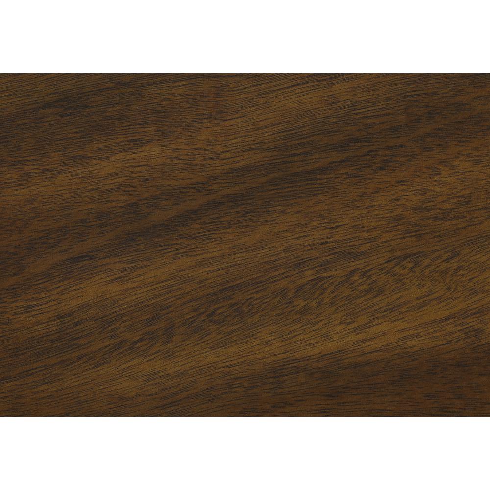 Accent Table, 2 Tier, Narrow, Storage Drawer, Brown Veneer, Transitional