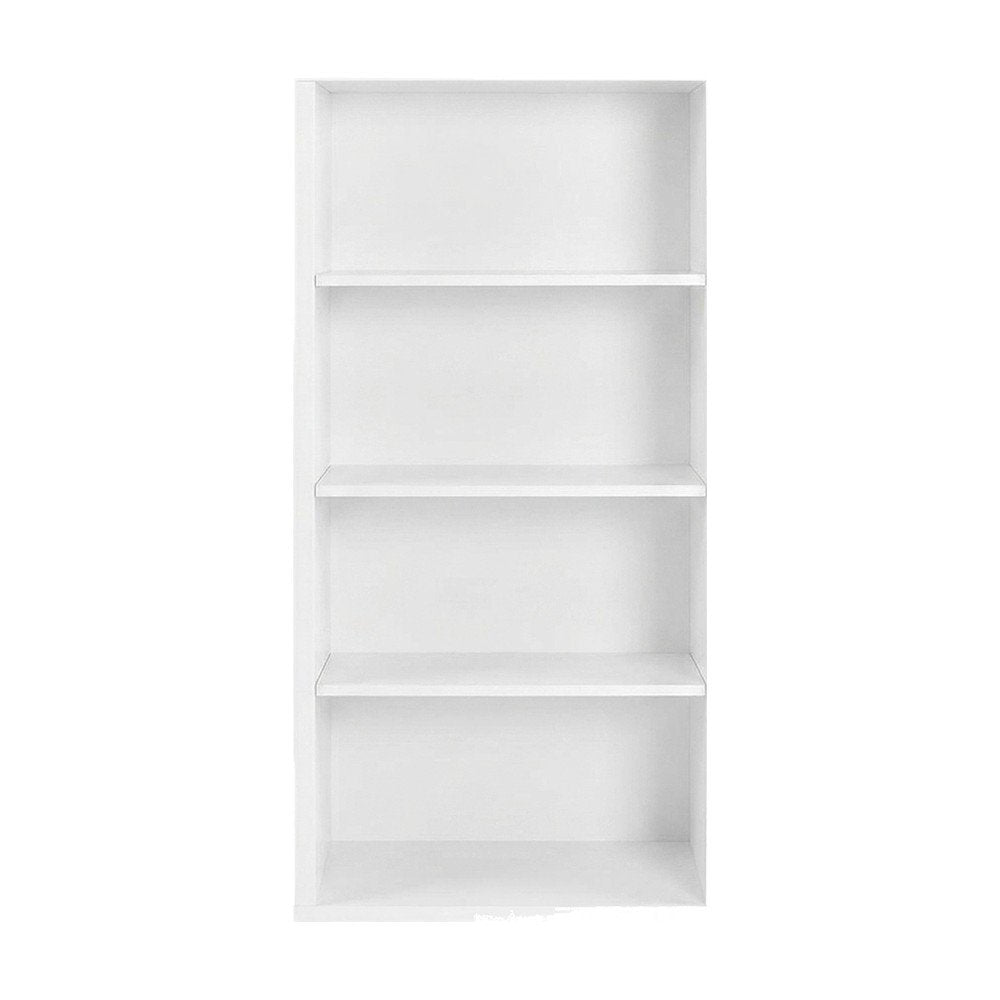 Laminate 5-Tier Bookshelf, Open Bookcase and Display Storage Shelves, White
