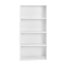 Laminate 5-Tier Bookshelf, Open Bookcase and Display Storage Shelves, White