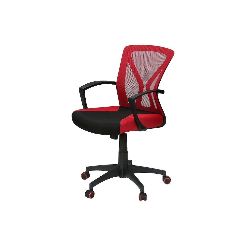 Office Chair, Adjustable Height, Swivel, Ergonomic, Armrests, Computer Desk