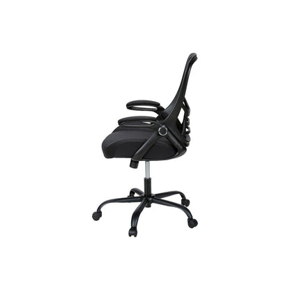 Office Chair, Swivel, Armrests, Adjustable Height, Ergonomic, Work, Black Mesh