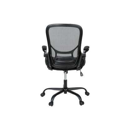 Office Chair, Swivel, Armrests, Adjustable Height, Ergonomic, Work, Black Mesh