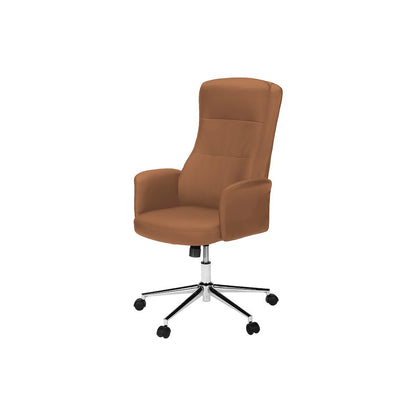 Office Chair, Swivel, Adjustable Height, Armrests, Ergonomic, Work, Chrome Metal