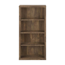 Laminate 5-Shelf Etagere Bookcase, Tall Freestanding Display Bookshelf, Brown