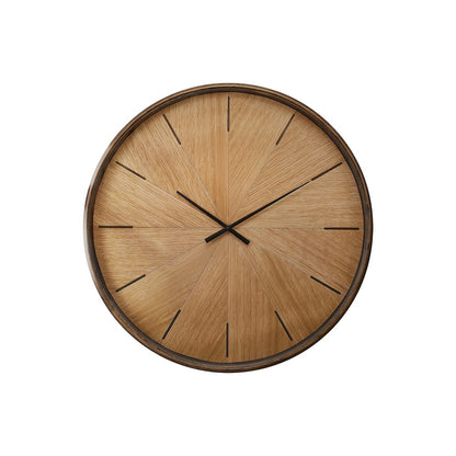 Clocks, 30"" Round, Large Oversized, Wall Clock, Brown, Modern, Contemporary