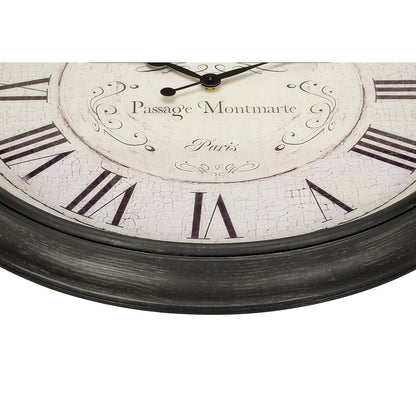 Clocks, 30"" Round, Large Oversized, Wall Clock, Brown, Transitional