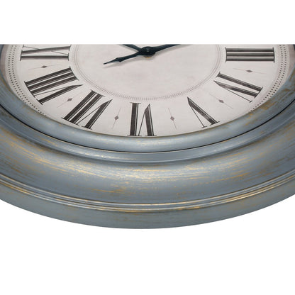 Clocks, 30"" Round, Large Oversized, Wall Clock, Antique Blue, Transitional