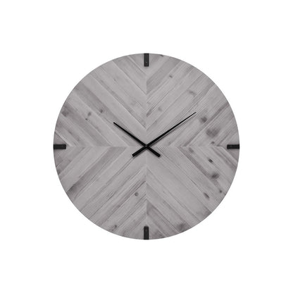 Clocks, 30"" Round, Large Oversized, Wall Clock, Grey, Contemporary, Modern