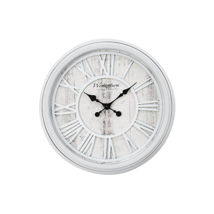 Clocks, 20"" Round, Wall Clock, Grey, Transitional