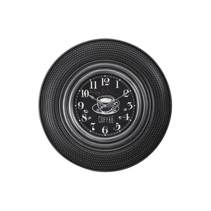 Clocks, 20"" Round, Charcoal Grey, Transitional