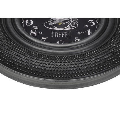 Clocks, 20"" Round, Charcoal Grey, Transitional