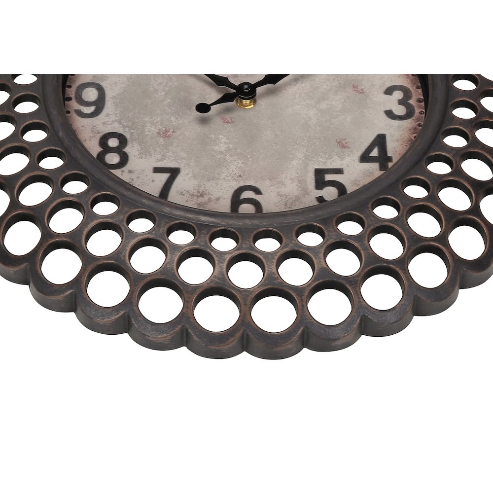 Clocks, 16"" Round, Wall Clock, Dark Green, Transitional