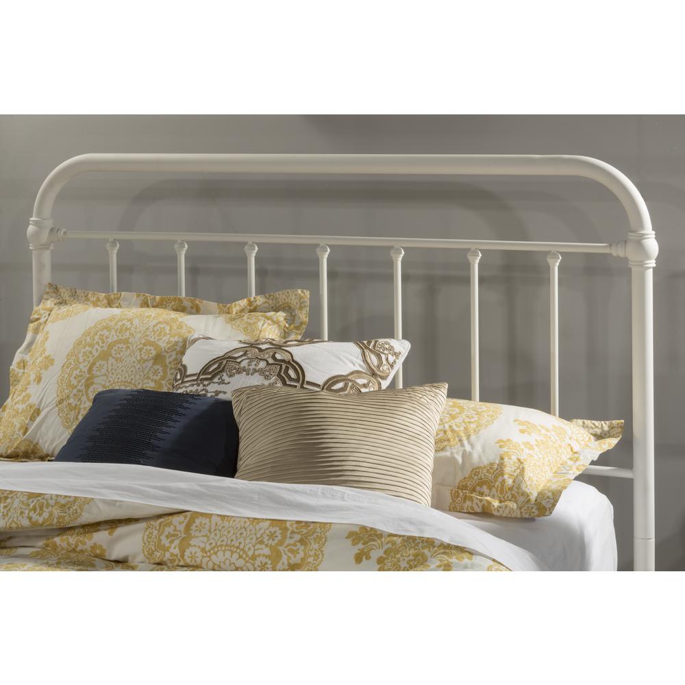 Kirkland Metal King Headboard without Frame, White