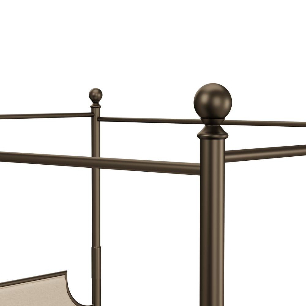 McArthur Canopy Bed Set - Bronze Finish - Queen - Bed Frame Not Included