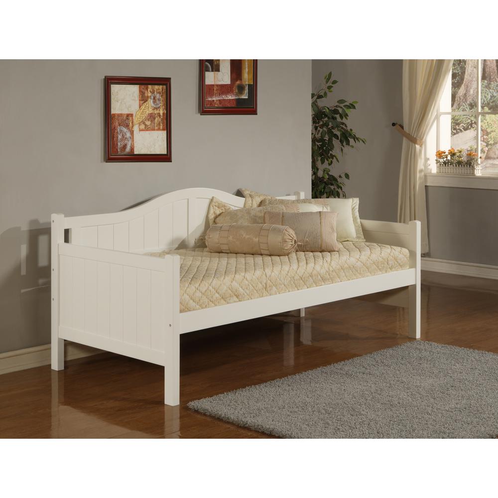 Staci Wood Twin Daybed, White