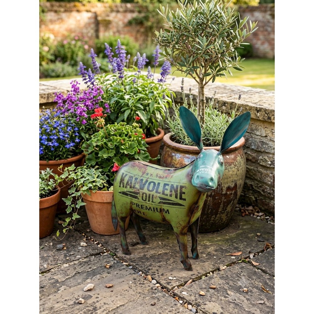 Recycled Metal Donkey