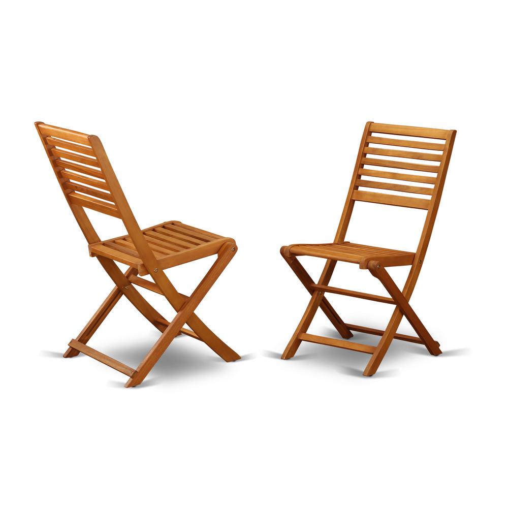 Wooden Patio Set Natural Oil, DIBS7CWNA