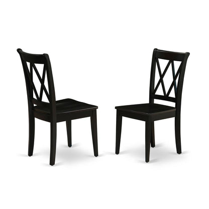 Dining Room Set Black, SHCL3-BLK-W