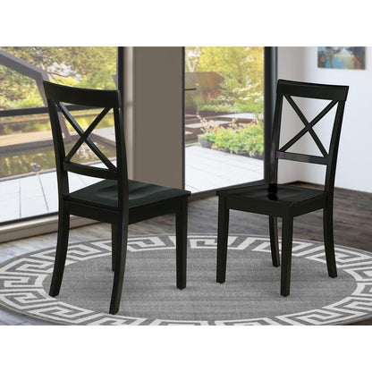 Dining Chair Black, BOC-BLK-W (set of 2)