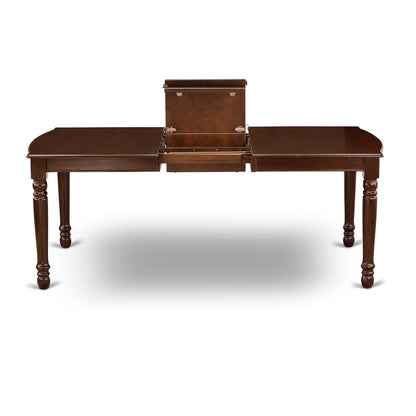 5 Piece Kitchen Table Set Consists of a Rectangle Dining Table