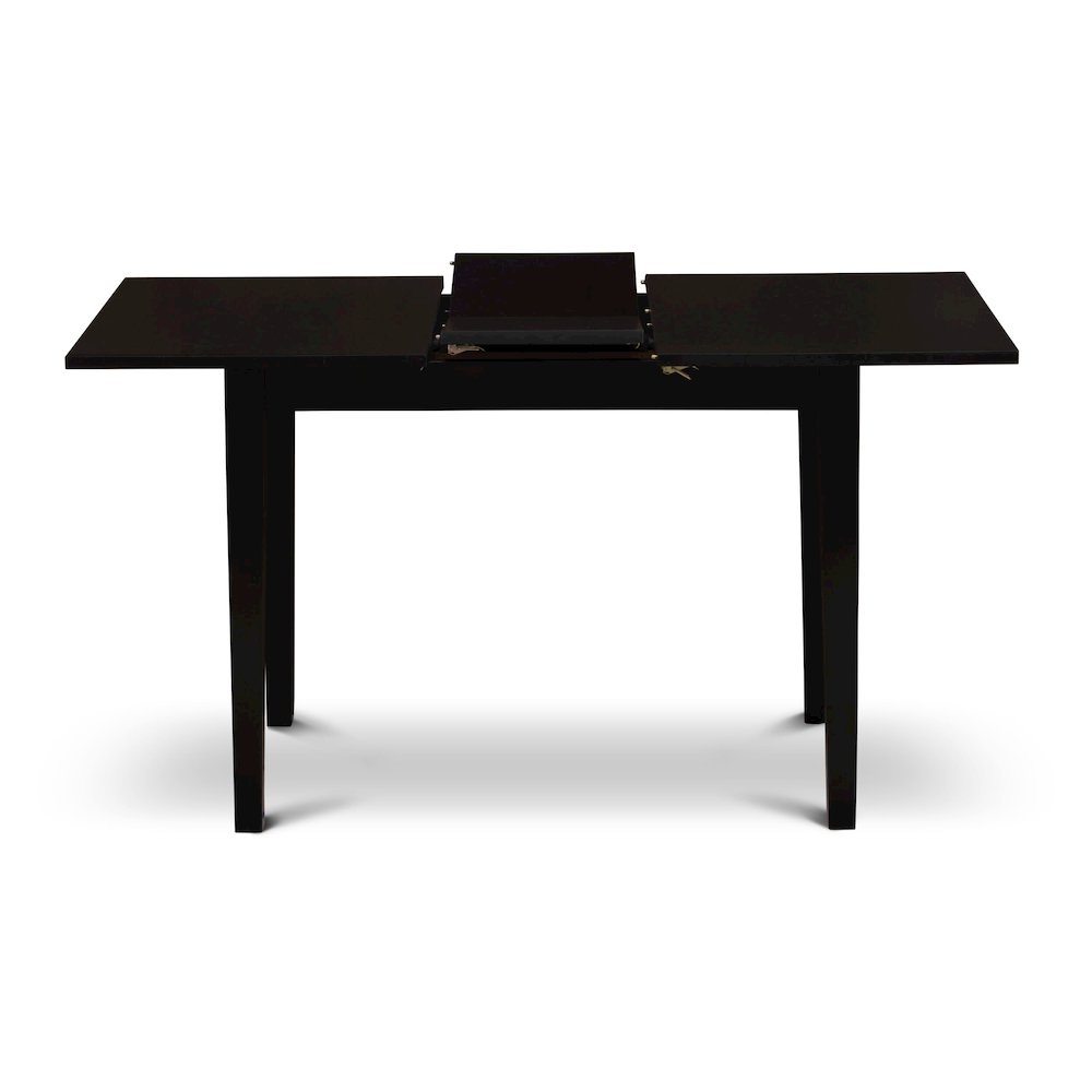 5 Piece Dining Set Consists of a Rectangle Wooden Table with Butterfly Leaf